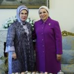 Emine Erdoğan, Mısır Cumhurbaşkanı Sisi’nin eşi Amer ile bir araya geldi