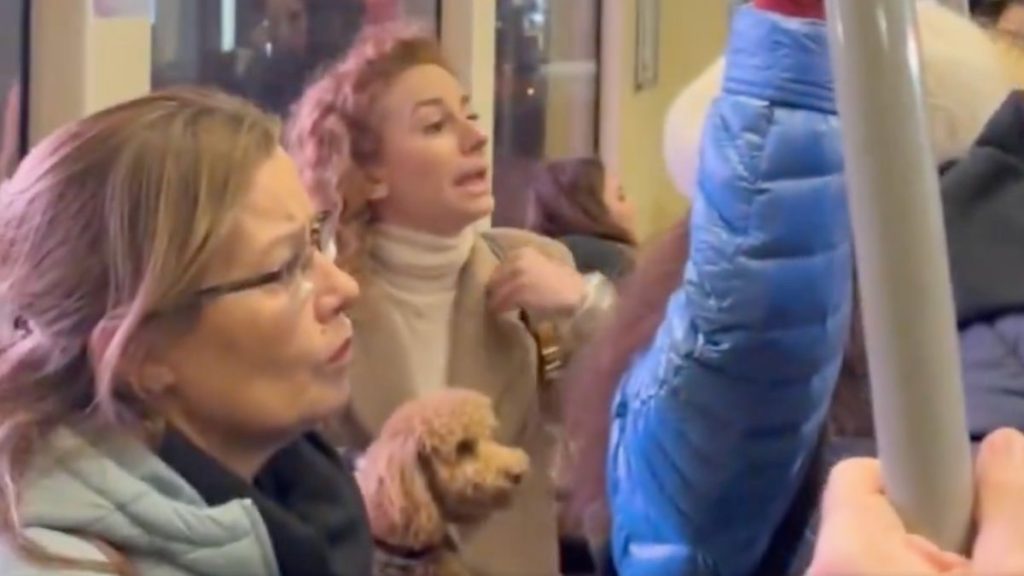 Eskişehir’de köpeğiyle tramvaya binen kadın araçtan indirildi