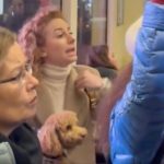 Eskişehir’de köpeğiyle tramvaya binen kadın araçtan indirildi