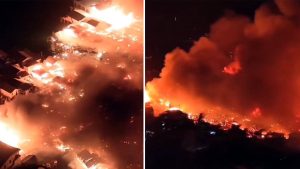 Filipinler’de çıkan yangın binden fazla evi küle çevirdi