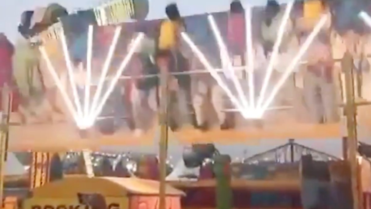 Hindistan’da korkunç lunapark kazası: 1 ölü