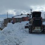 Iğdır’da kar yağışı nedeniyle 14 köye ulaşım sağlanamıyor
