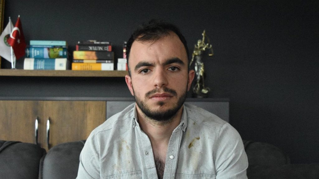 İstanbul’da başına metal parçası saplandı