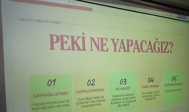 KABUK’tan İzBB personellerine eleştirel medya okuryazarlığı ve dijital şiddet eğitimi