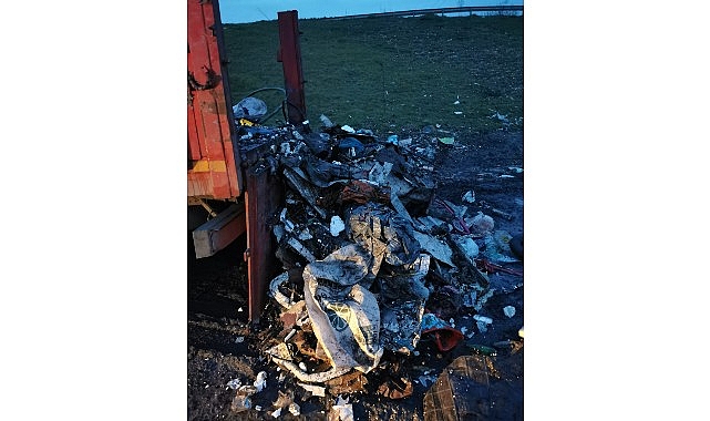 Kaçak döküme suçüstü