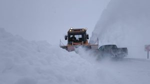 Kars’ta kar yağışı etkisini sürdürüyor