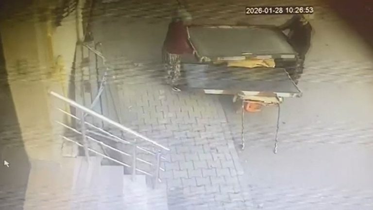 Kocaeli’de güpegündüz hırsızlık: İki kadın dev panelleri çekçeke yükleyip götürdü