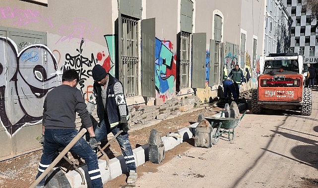 Konak Belediyesi’nden Alsancak’ta üst yapı hamlesi