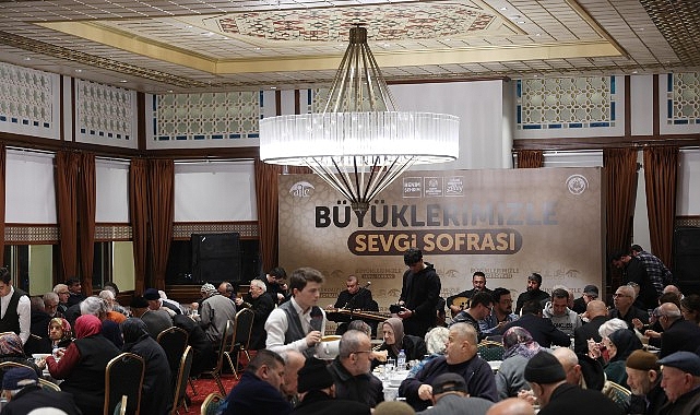 Konya Büyükşehir’den “Büyüklerimizle Sevgi Sofrası” Programı