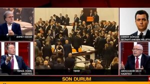 Meclis’teki yumruklu kavga canlı yayında tansiyonu yükseltti