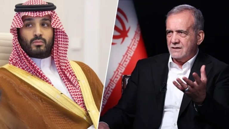 Mesud Pezeşkiyan, Suudi Arabistan Veliaht Prensi Selman ile görüştü