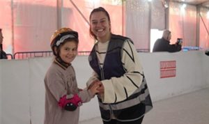 Öğrenciler buz pistinde buluştu