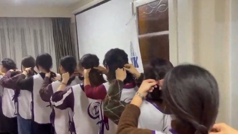 Sağlık Emekçileri Sendikası’ndan DEM’in saç örme akımına destek