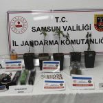 Samsun’da jandarmadan uyuşturucu operasyonu