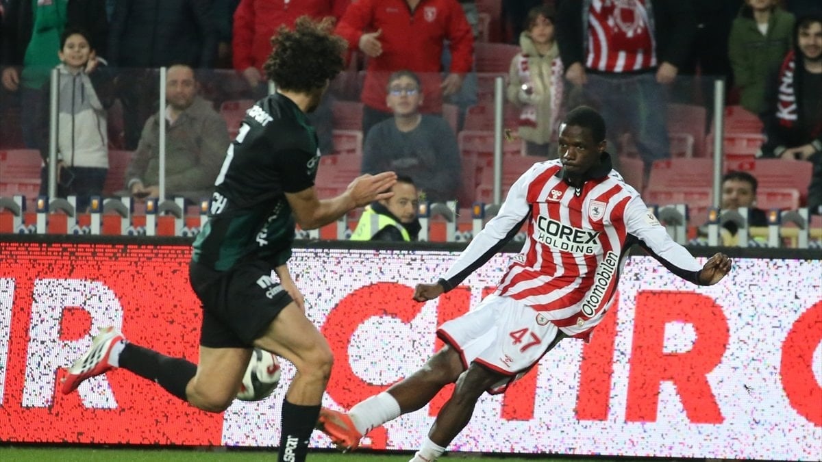 Samsunspor – Kocaelispor maçında gol sesi çıkmadı
