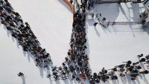 Sarıkamış Kayak Merkezi’nde yoğunluk