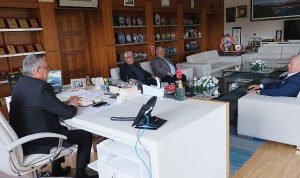 Tıraş’tan Başkan Topaloğlu’na ziyaret