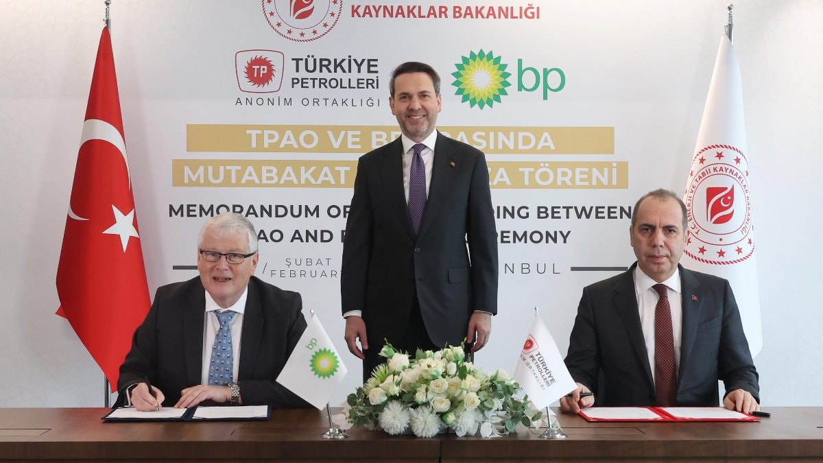 TPAO ile BP arasında doğal gaz ve petrol mutabakat zaptı imzalandı