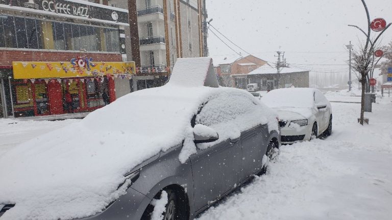 Van’da kar yağışı etkili oluyor