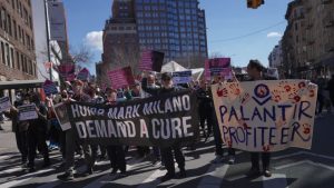 ABD’de Palantir’e karşı protesto