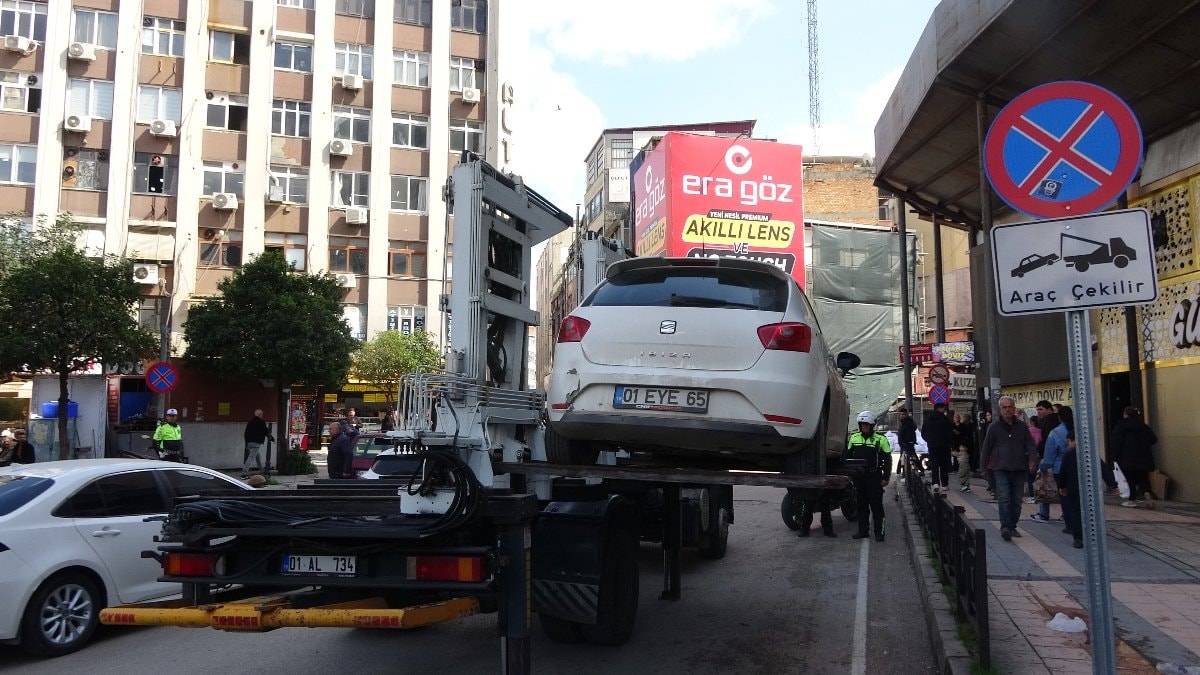 Adana’da hatalı parka geçit yok: 150 araç ceza yedi