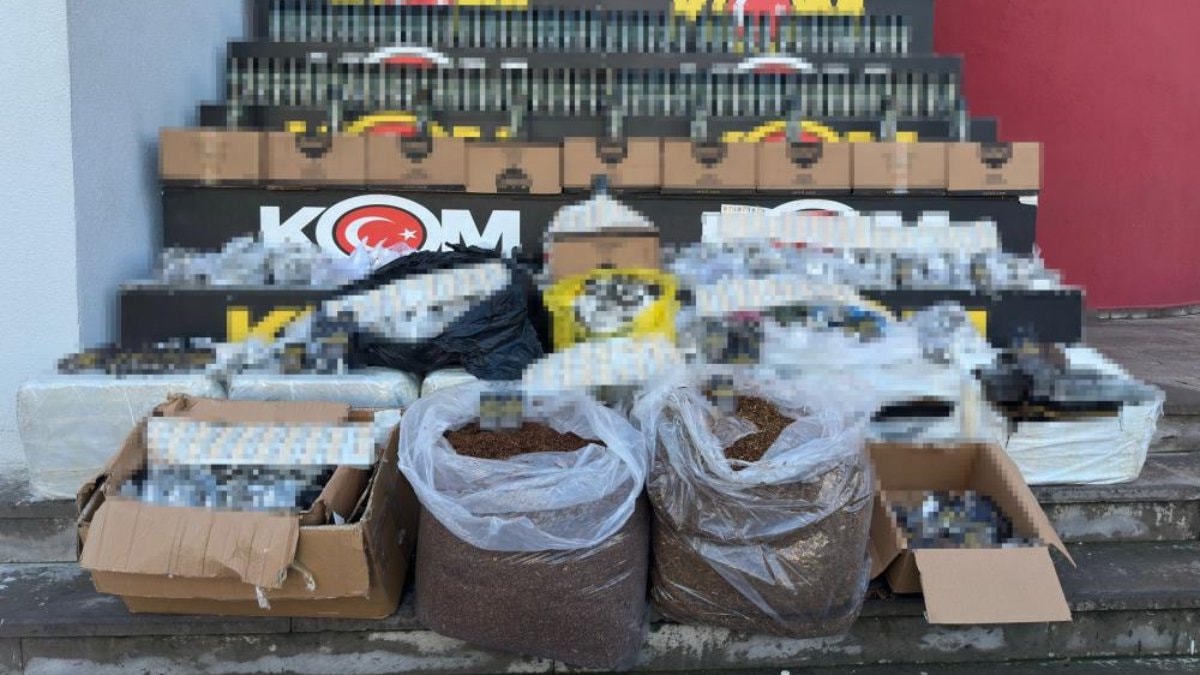 Adana’da kaçak sigara operasyonu: 2,8 milyon TL’lik vergi kaybı önlendi