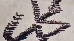 Adıyaman’da öğrenciler anlamlı bir koreografiye imza attı