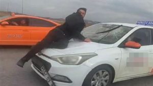 Ankara’da trafik tartışmasında kaputta sürüklenen sürücü yaşadıklarını anlattı