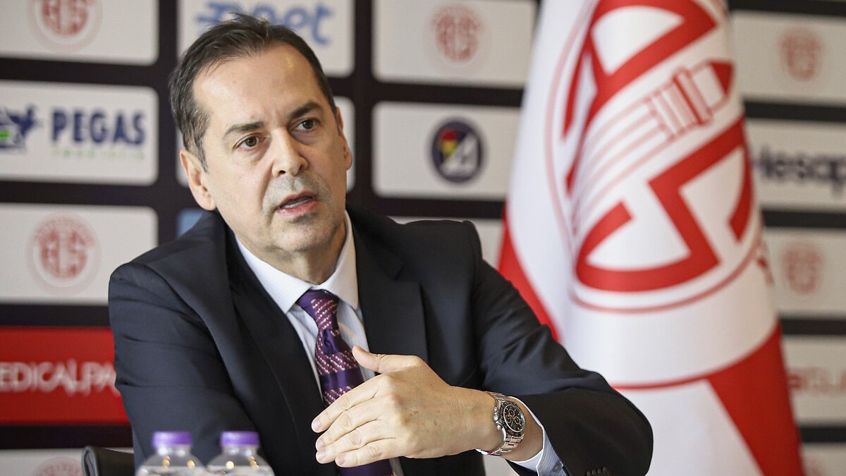 Antalyaspor Başkanı Rıza Perçin: Daha farklı olabilirdi