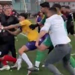 Bartın’da amatör lig maçında saha karıştı: 11 kırmızı kart çıktı