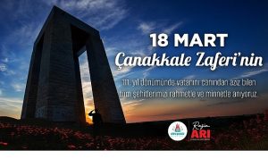 Başkan Rasim Arı’dan 18 Mart Şehitlerini Anma Mesajı