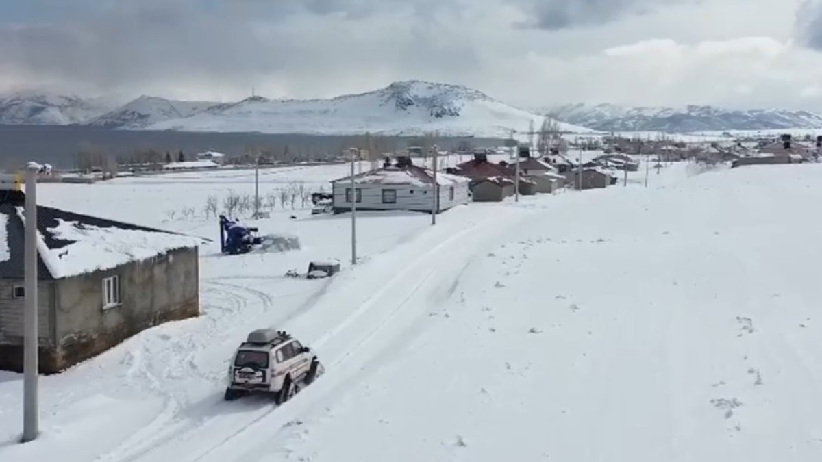 Bitlis’te hasta kadın için seferber olundu