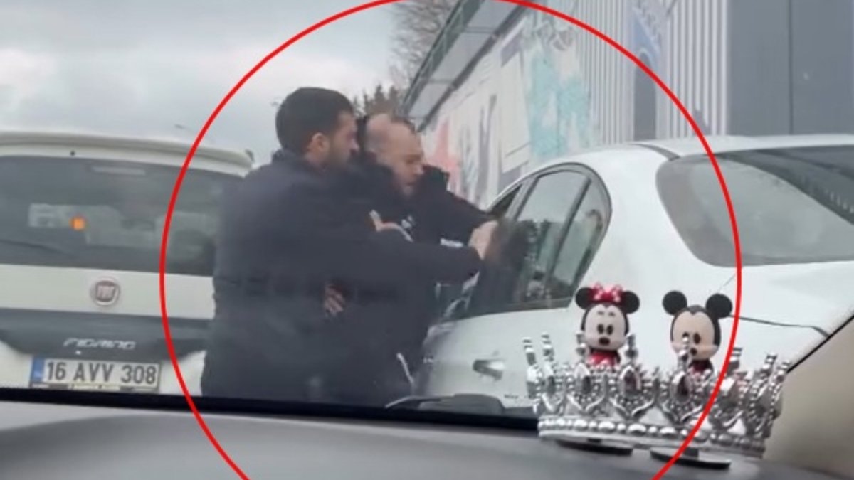 Bursa’da trafikte otomobilinden inip saldırı girişiminde bulundu: 180 bin TL ceza