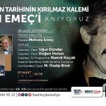 Çetin Emeç Kadıköy’de Anılacak