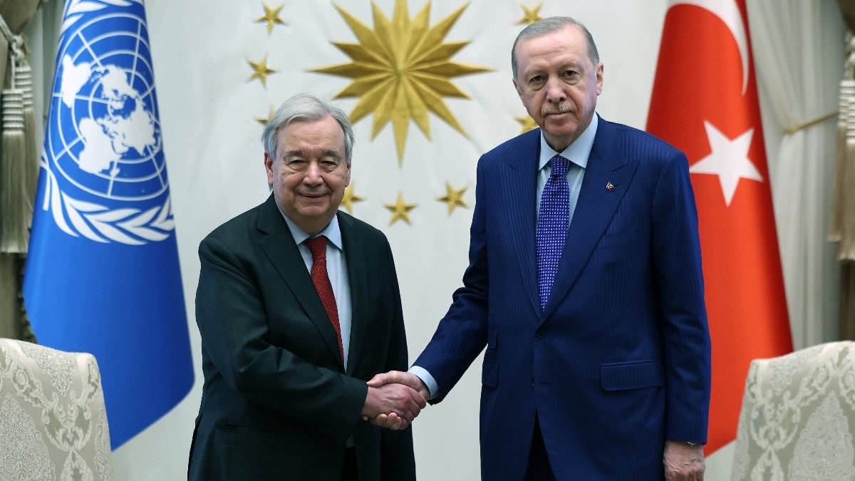 Cumhurbaşkanı Erdoğan, Guterres’le bir araya geldi