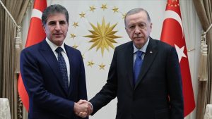 Cumhurbaşkanı Erdoğan, Neçirvan Barzani ile görüştü