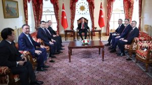 Cumhurbaşkanı Erdoğan, Türk Devletleri Teşkilatı’nın dışişleri bakanlarını kabul etti