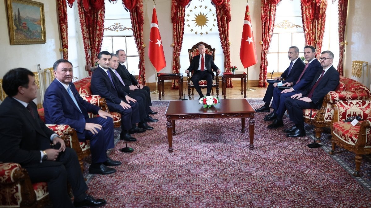 Cumhurbaşkanı Erdoğan, Türk Devletleri Teşkilatı’nın dışişleri bakanlarını kabul etti