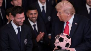 Donald Trump, Lionel Messi ve arkadaşlarını Beyaz Saray’da ağırladı