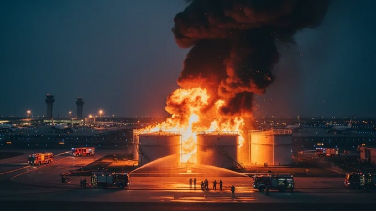 Dubai’de kaos sürüyor: İran havalimanını ve yakıt depolarını vurdu