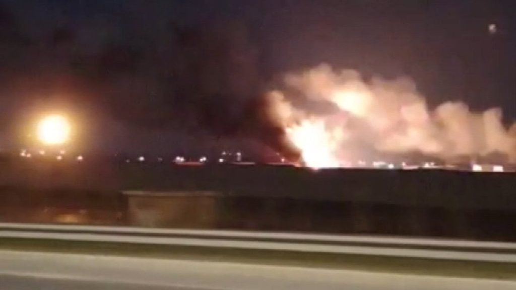 Erbil Havalimanı’ndaki ABD üssü vuruldu