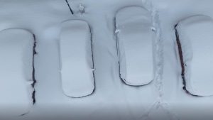 Erzurum kara gömüldü