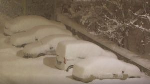 Erzurum’da kar yağışı etkili oluyor