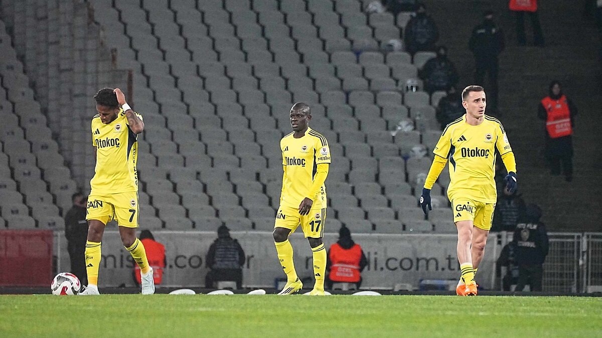 Fenerbahçe, bu sezon ligde ilk kez yenildi