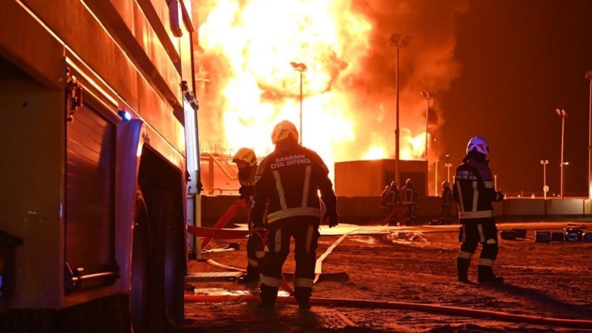 İran, Bahreyn’de yakıt tanklarına saldırdı