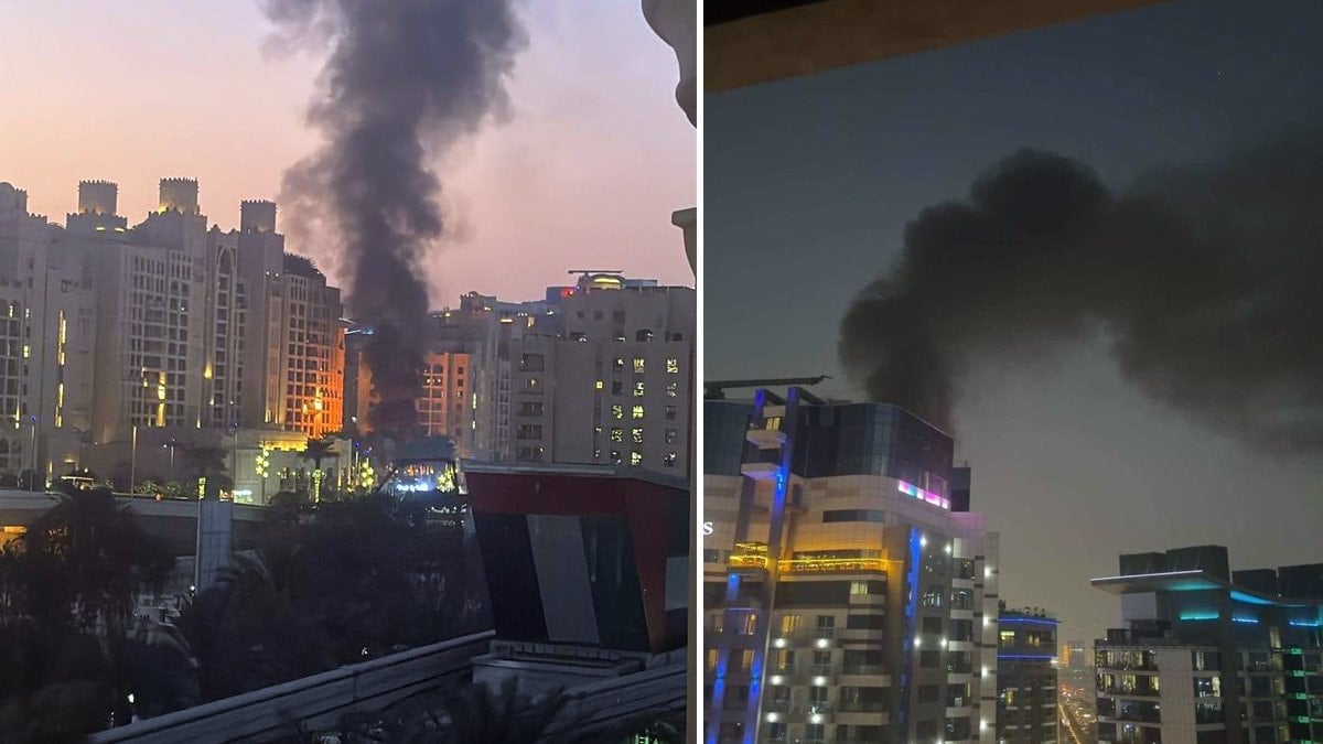 İran füzeleri Dubai’de: Peş peşe patlama sesleri duyuldu