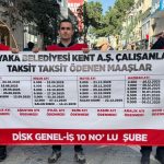 Karşıyaka Belediyesi’nde işçiler eylemde: Kişi başı 400 bin TL alacakları var