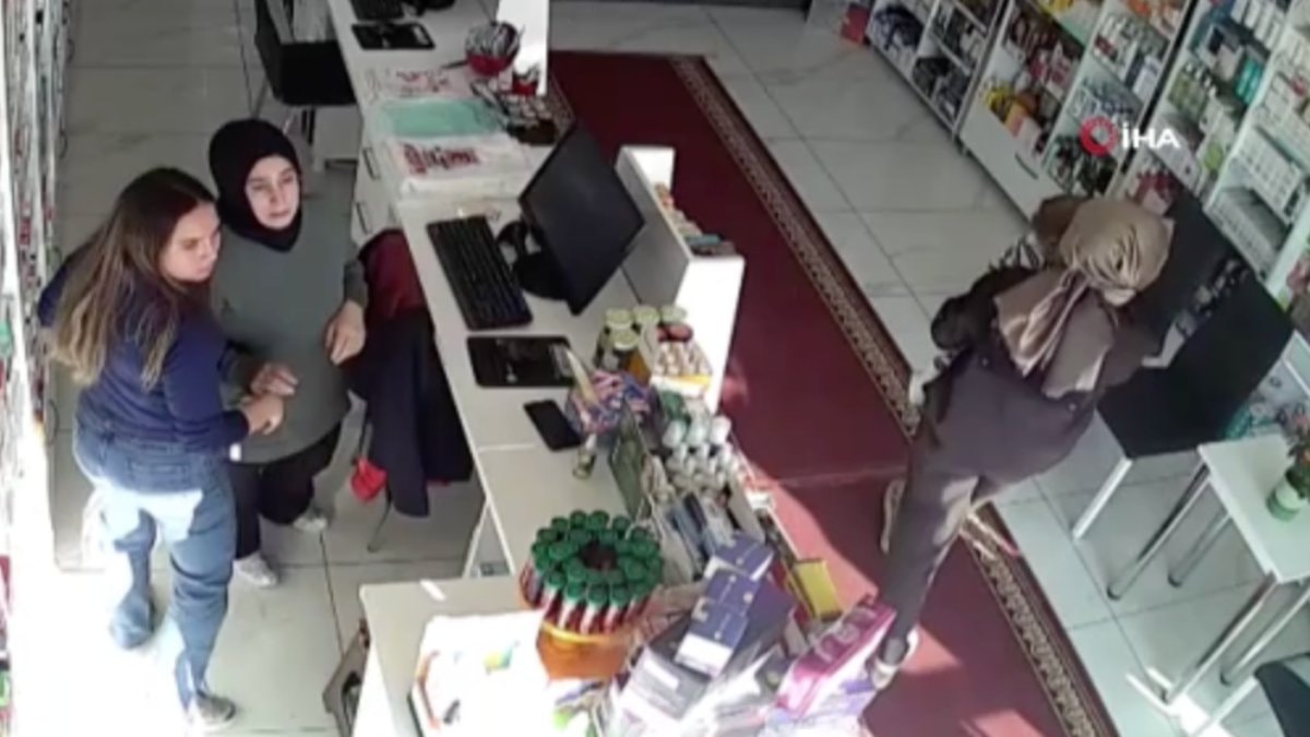 Kayseri’de eczanede fark ücreti ödemek istemeyen kadın dehşet saçtı