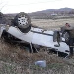 Kırıkkale’de takla atan otomobil hurdaya döndü: Yaralı yeğenleri için ağladı