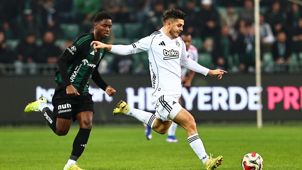 Kocaelispor – Beşiktaş maçının ilk 11’leri